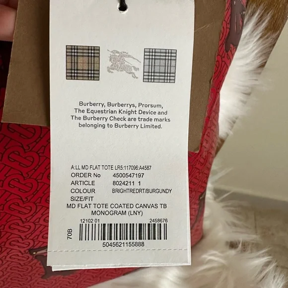 SOLD Auth Burberry Limited Edition London Tote Bag NEW - Picture 7 of 16